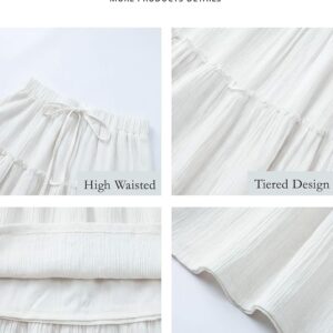 Boho White Skirt