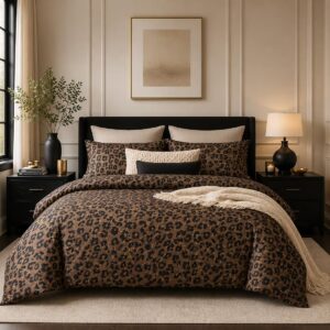 Leopard Comforter Set