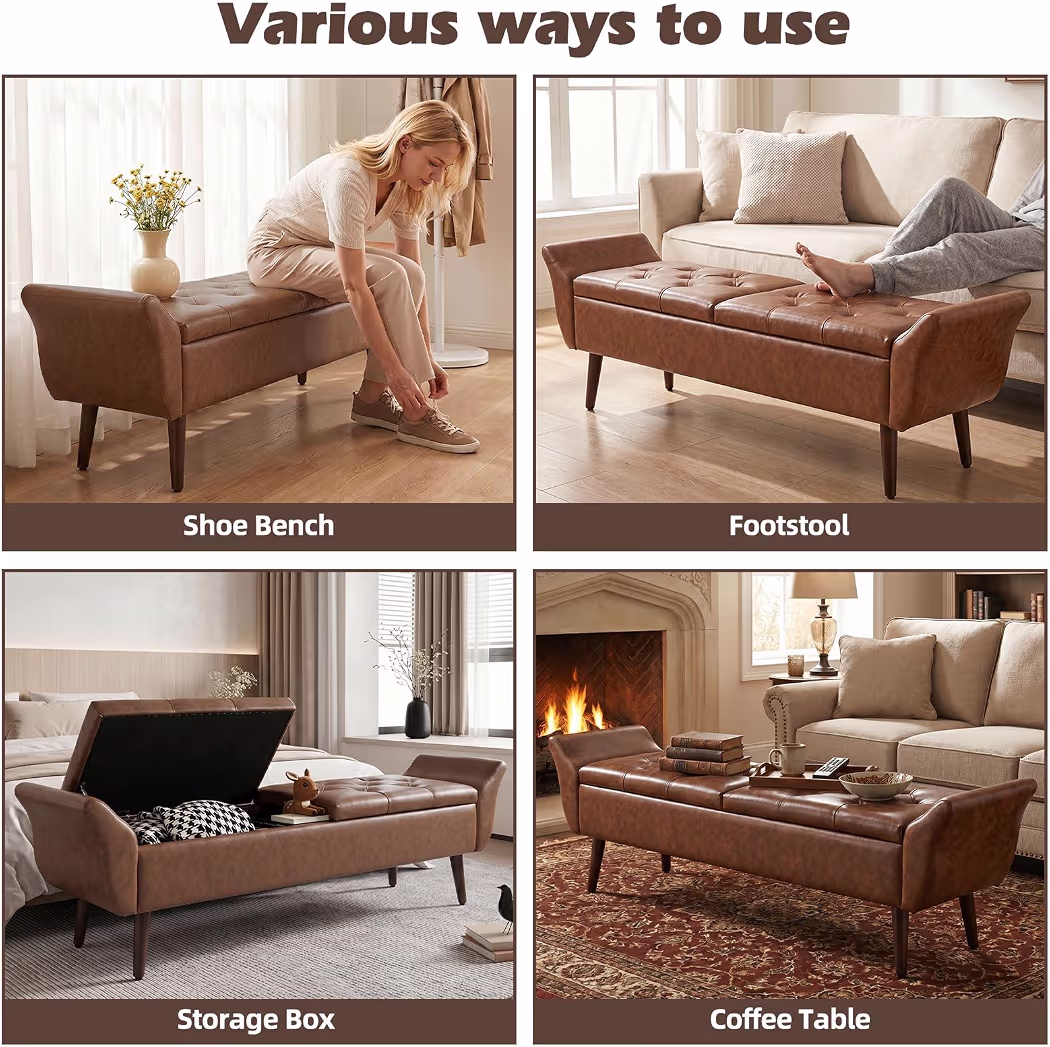 Storage Ottoman Bench