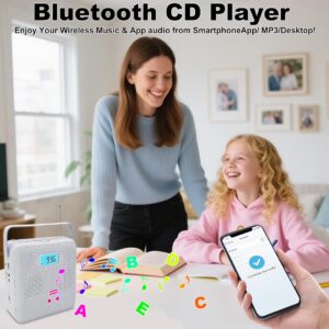 Portable CD Player with Bluetooth