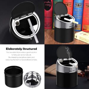 Stainless Steel Ashtray with Lid