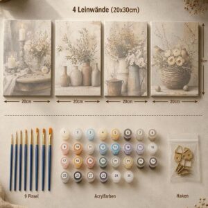 Oil Painting Canvas Set