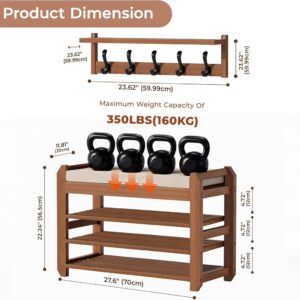 Bamboo Shoe Bench
