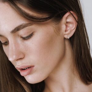 Tiny Double Hoop Earrings