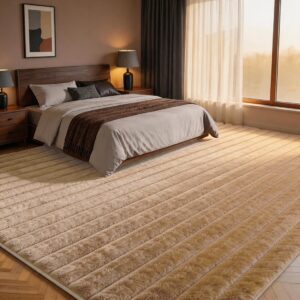 Striped Plush Rug