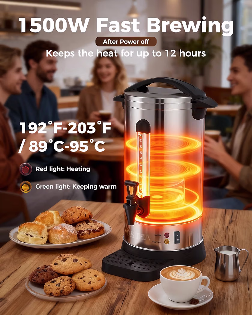 Large Percolator Coffee Pot