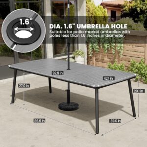 Aluminium Patio Dining Table