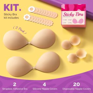 Invisible Sticky Bra Push Up