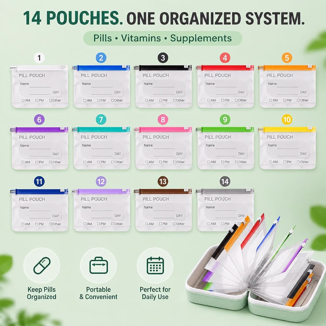 Daily Pill Pouches