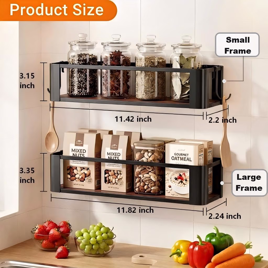 Wall Mounted Spice Rack