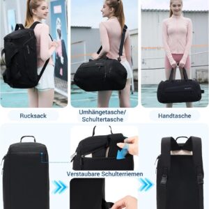 Sports Bag With Backpack Function