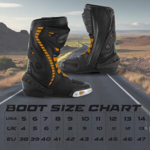 Motorbike Leather Boots