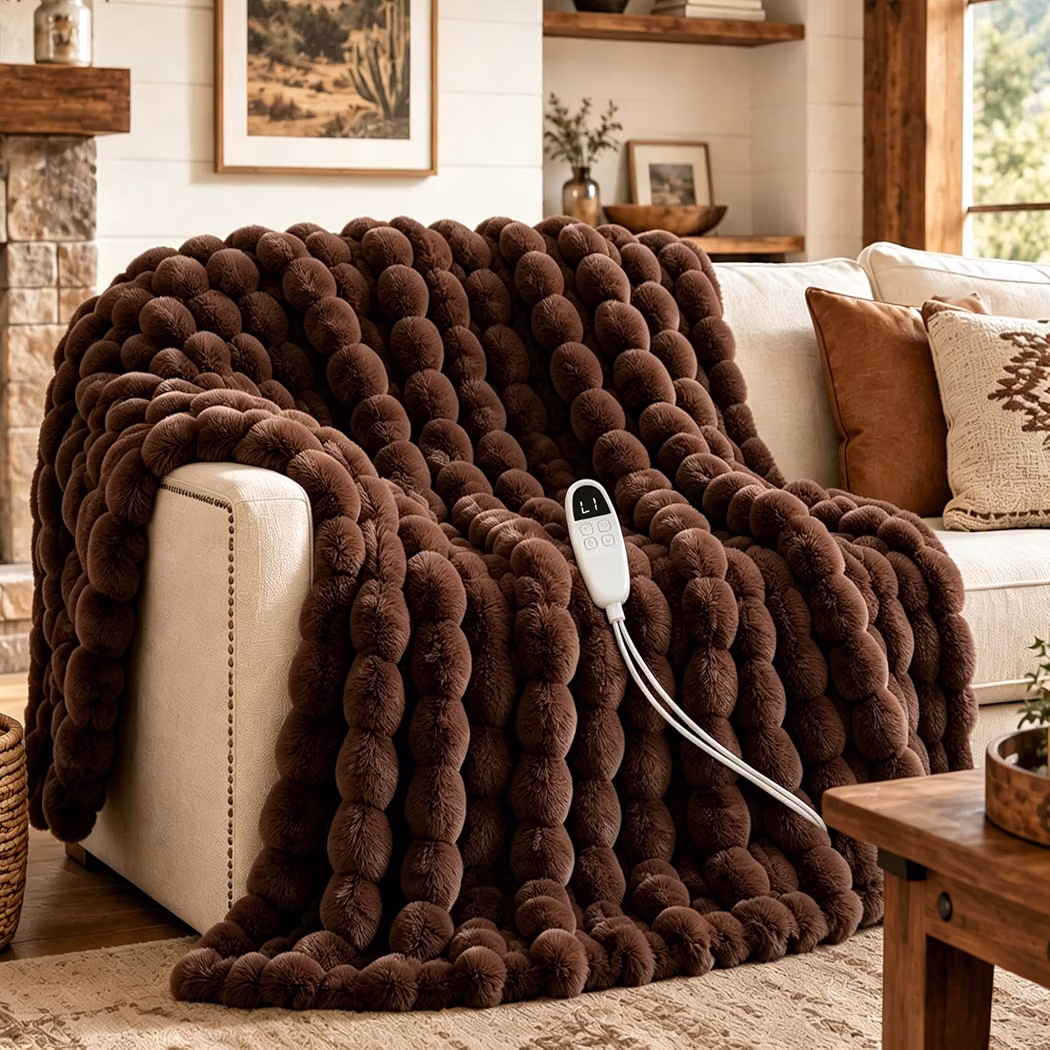 Heated Blanket Throw